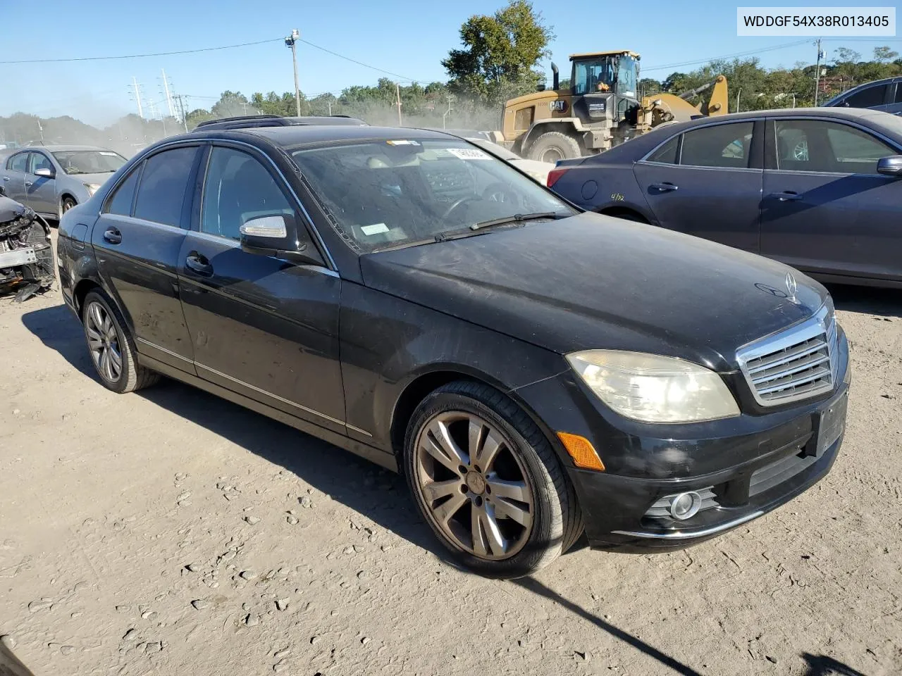 2008 Mercedes-Benz C 300 VIN: WDDGF54X38R013405 Lot: 74683694