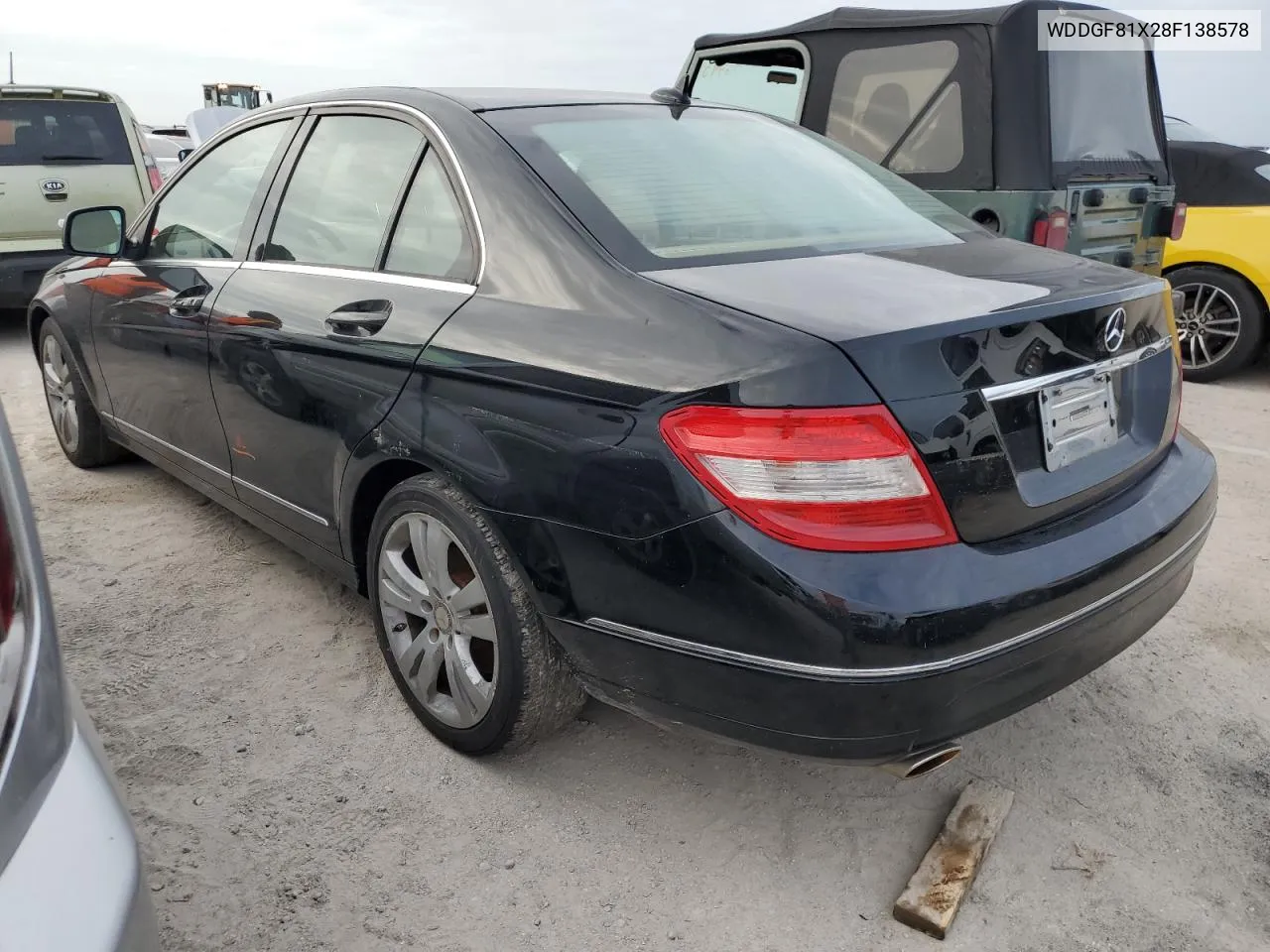 2008 Mercedes-Benz C 300 4Matic VIN: WDDGF81X28F138578 Lot: 74747114