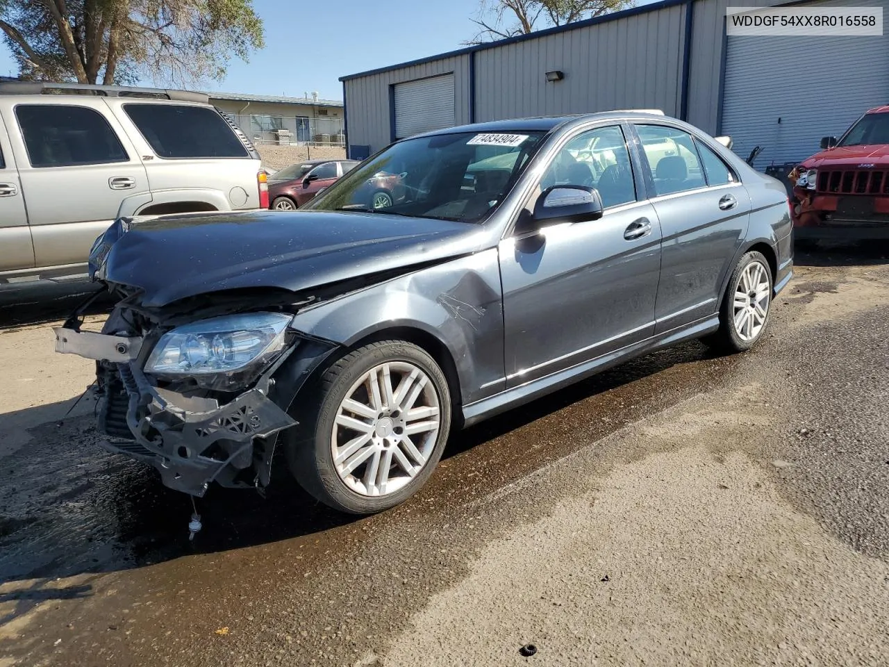 2008 Mercedes-Benz C 300 VIN: WDDGF54XX8R016558 Lot: 74834904