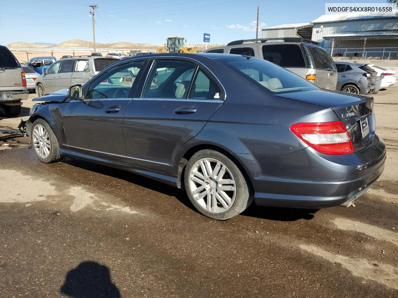 2008 Mercedes-Benz C 300 VIN: WDDGF54XX8R016558 Lot: 74834904