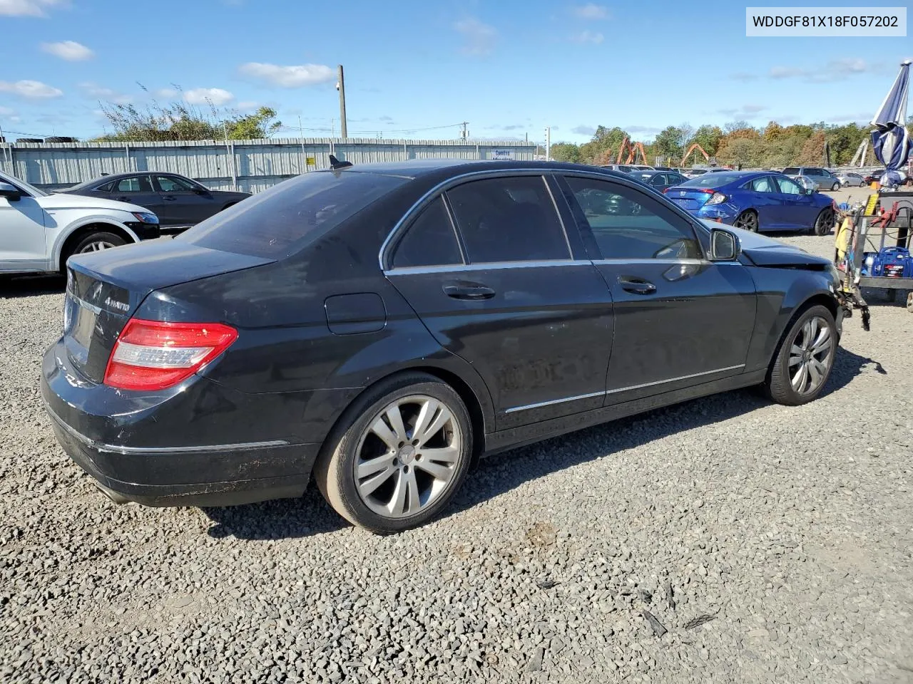 2008 Mercedes-Benz C 300 4Matic VIN: WDDGF81X18F057202 Lot: 75466504