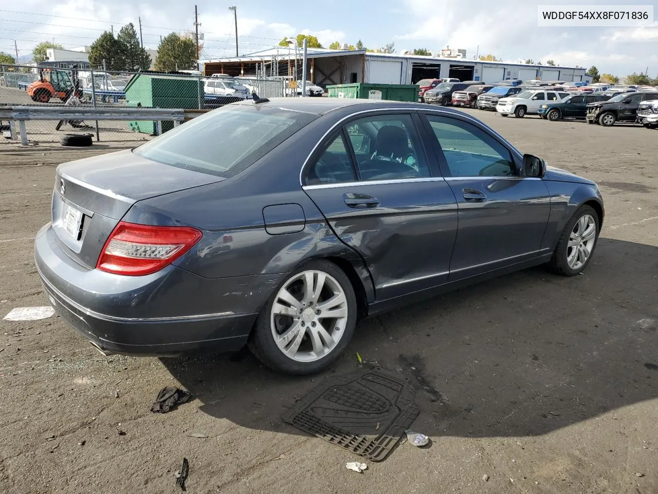 2008 Mercedes-Benz C 300 VIN: WDDGF54XX8F071836 Lot: 75558344