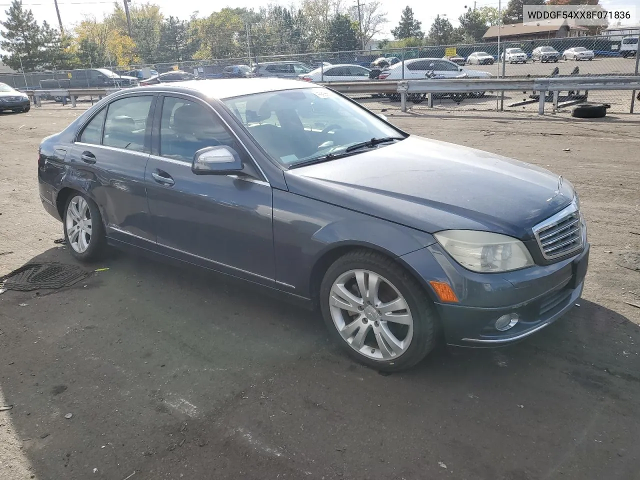 2008 Mercedes-Benz C 300 VIN: WDDGF54XX8F071836 Lot: 75558344