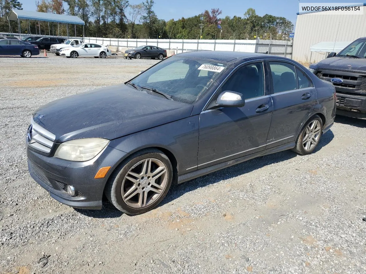 2008 Mercedes-Benz C 350 VIN: WDDGF56X18F056154 Lot: 76098864