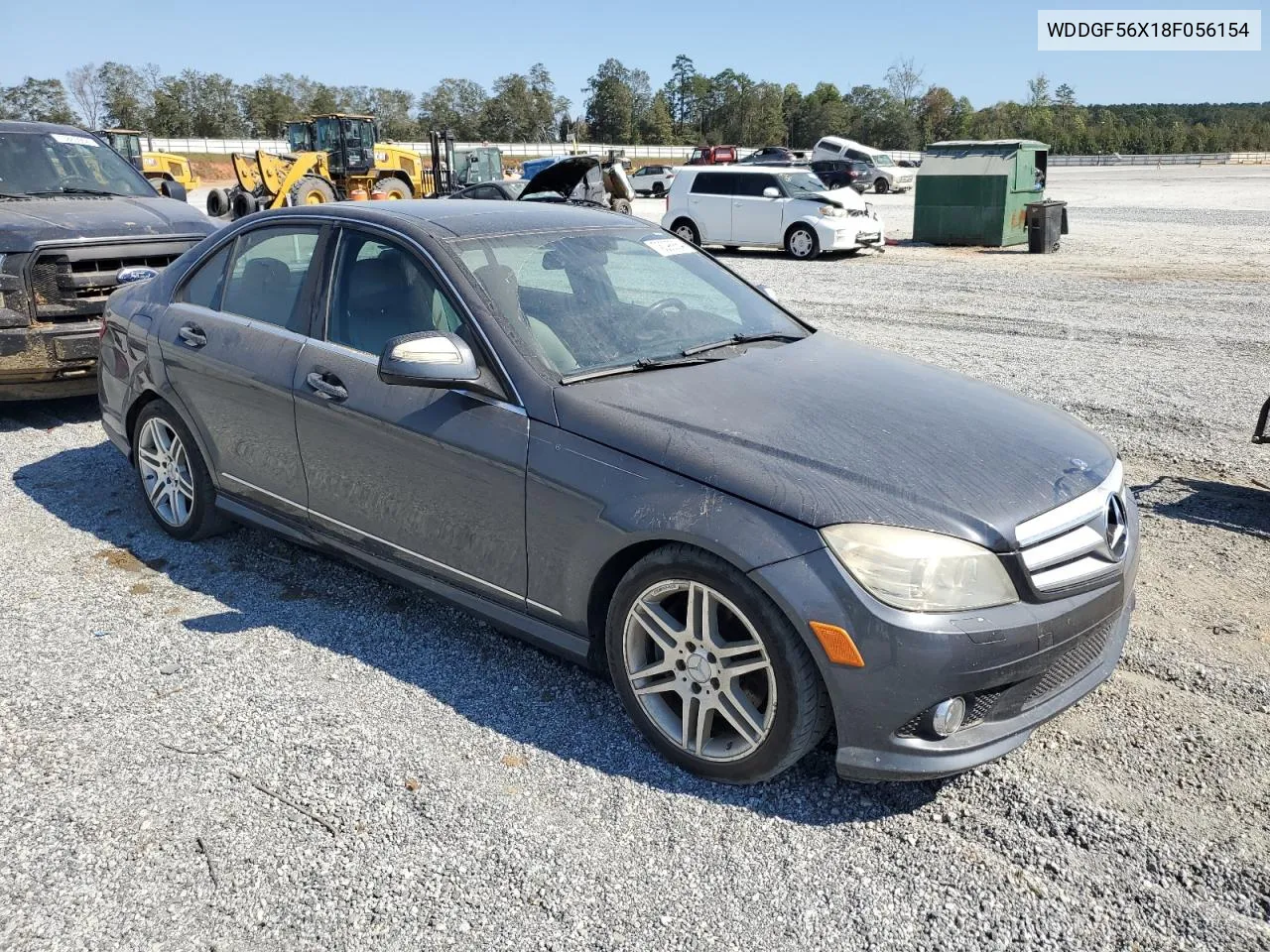 2008 Mercedes-Benz C 350 VIN: WDDGF56X18F056154 Lot: 76098864