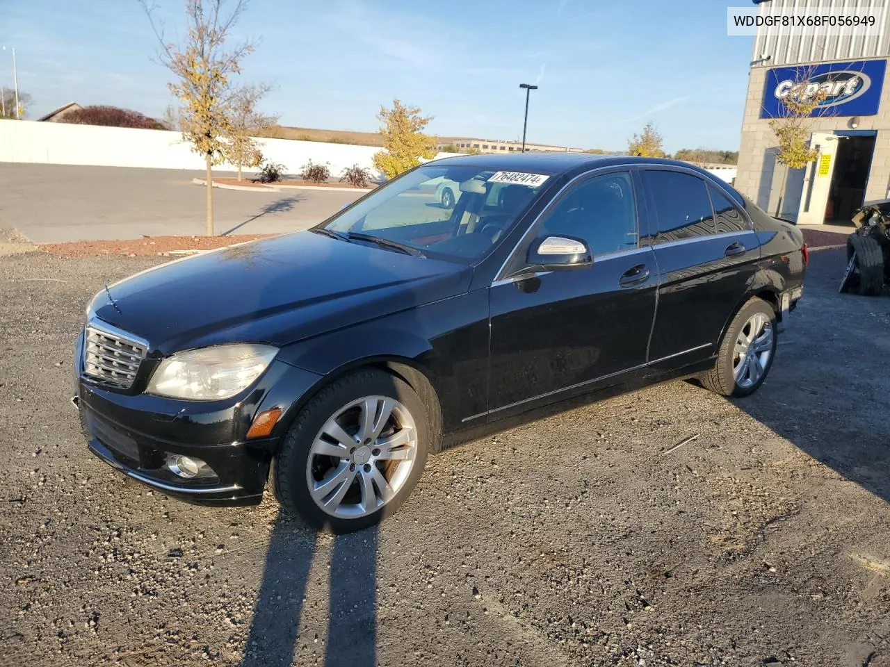 2008 Mercedes-Benz C 300 4Matic VIN: WDDGF81X68F056949 Lot: 76482474