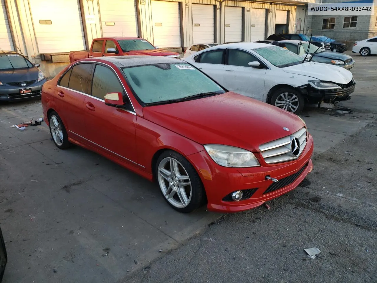 2008 Mercedes-Benz C 300 VIN: WDDGF54XX8R033442 Lot: 76818294