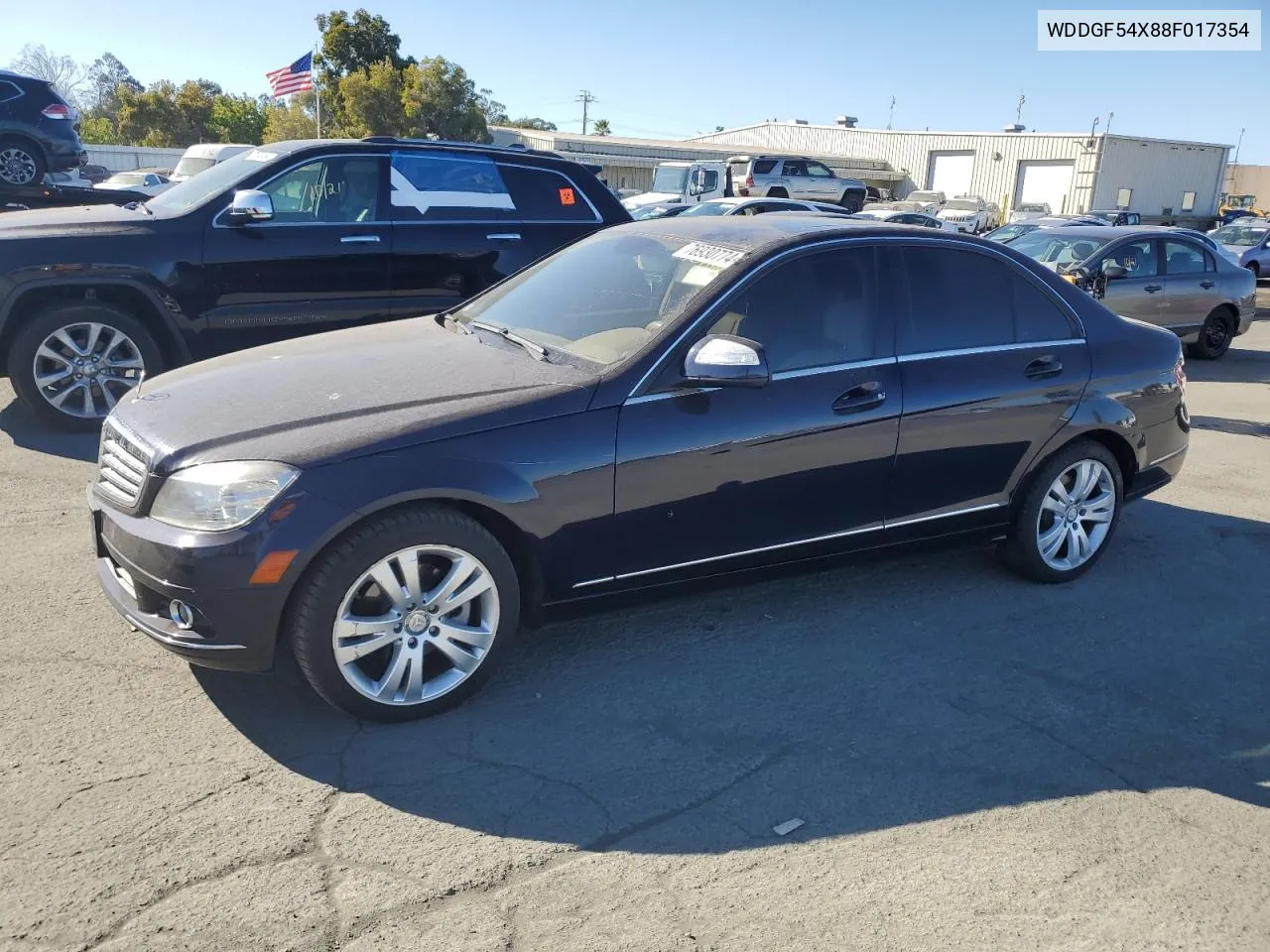 2008 Mercedes-Benz C 300 VIN: WDDGF54X88F017354 Lot: 76930774