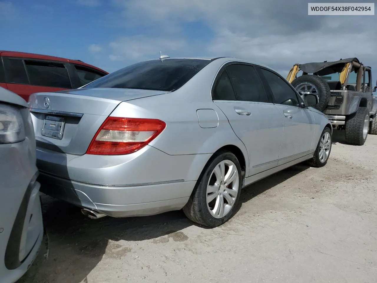 2008 Mercedes-Benz C 300 VIN: WDDGF54X38F042954 Lot: 76940464