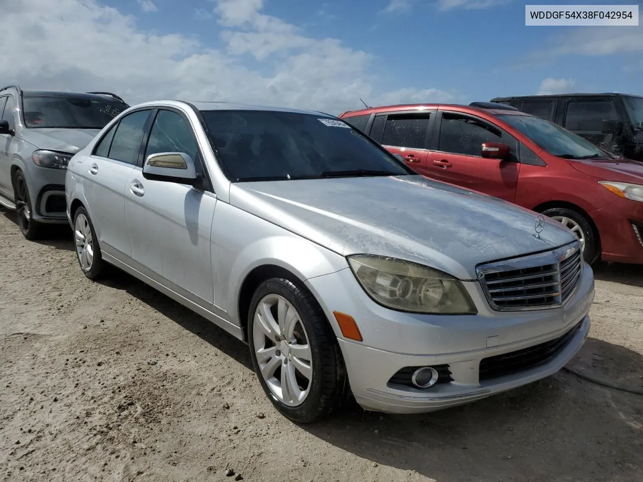 2008 Mercedes-Benz C 300 VIN: WDDGF54X38F042954 Lot: 76940464