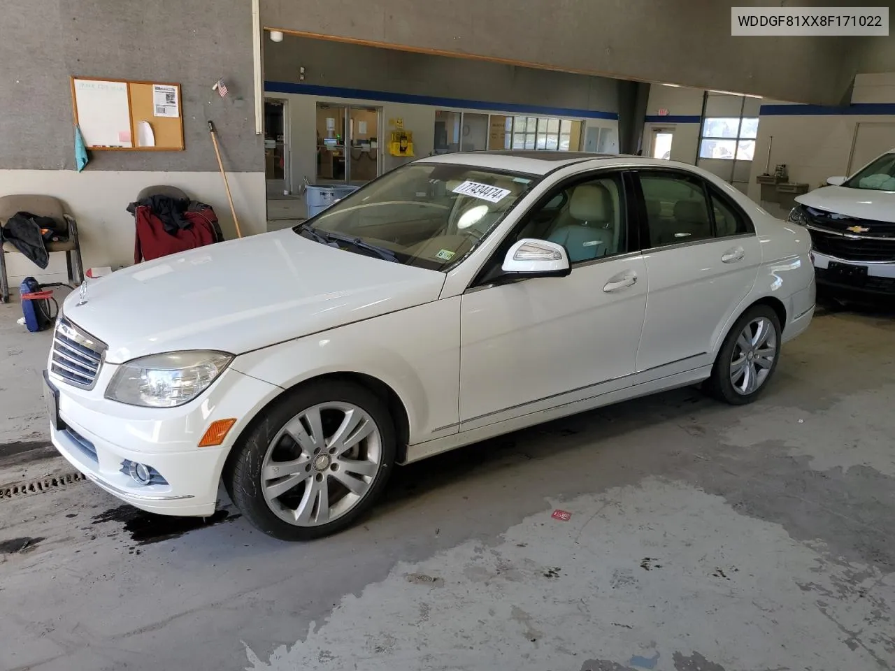 2008 Mercedes-Benz C 300 4Matic VIN: WDDGF81XX8F171022 Lot: 77434474