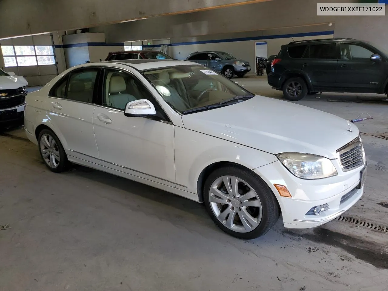 2008 Mercedes-Benz C 300 4Matic VIN: WDDGF81XX8F171022 Lot: 77434474