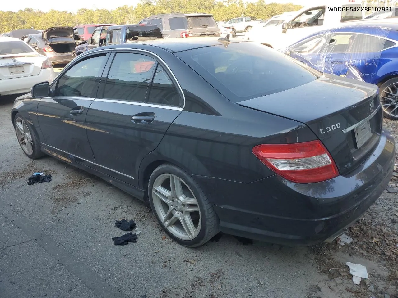 2008 Mercedes-Benz C 300 VIN: WDDGF54XX8F107931 Lot: 77714174