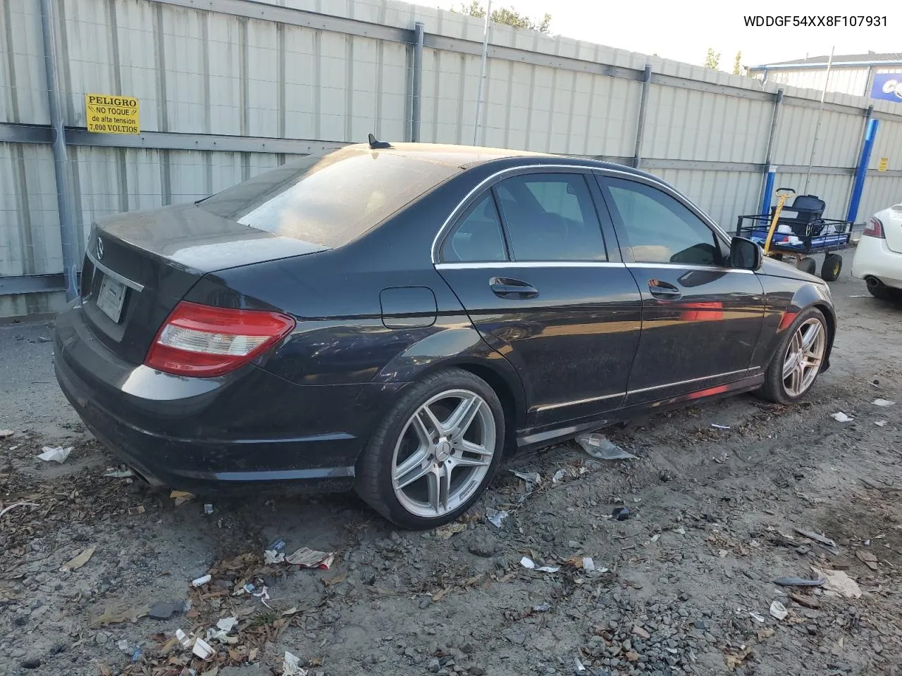 2008 Mercedes-Benz C 300 VIN: WDDGF54XX8F107931 Lot: 77714174