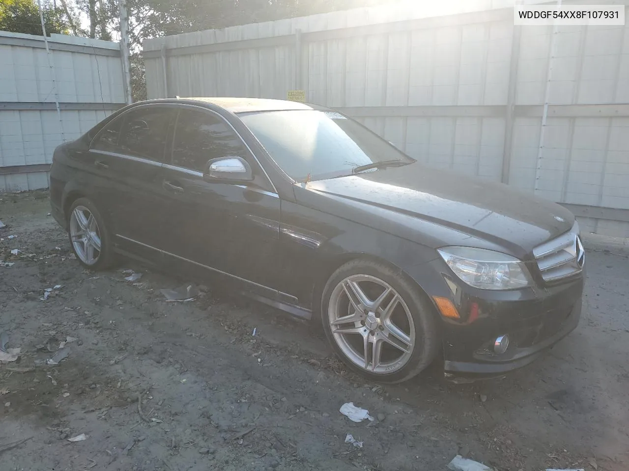 2008 Mercedes-Benz C 300 VIN: WDDGF54XX8F107931 Lot: 77714174