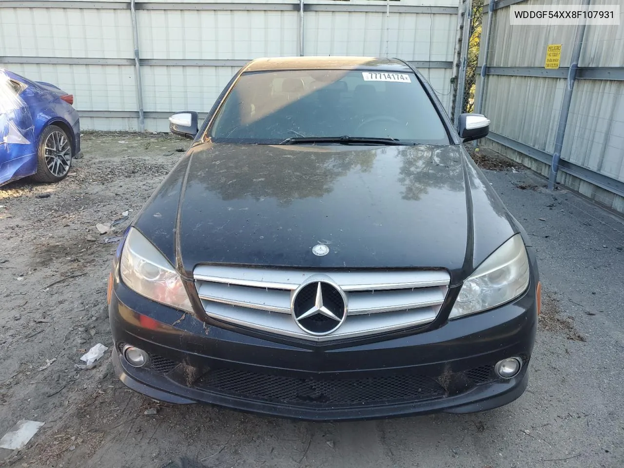 2008 Mercedes-Benz C 300 VIN: WDDGF54XX8F107931 Lot: 77714174