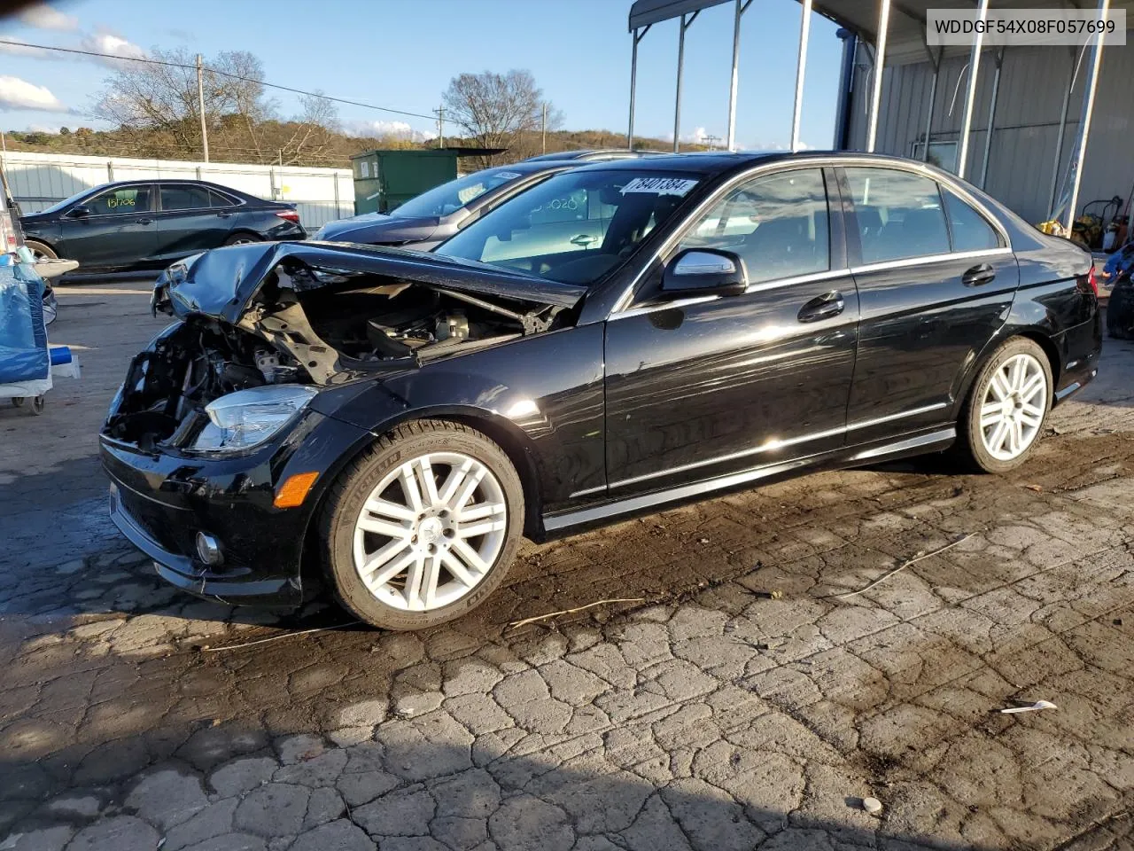 2008 Mercedes-Benz C 300 VIN: WDDGF54X08F057699 Lot: 78401384