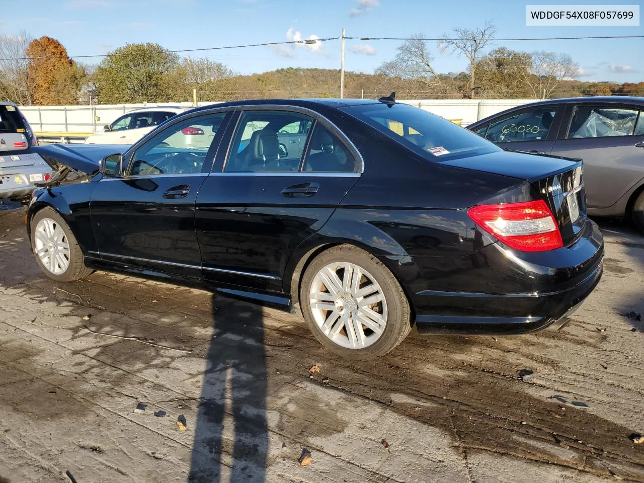 2008 Mercedes-Benz C 300 VIN: WDDGF54X08F057699 Lot: 78401384