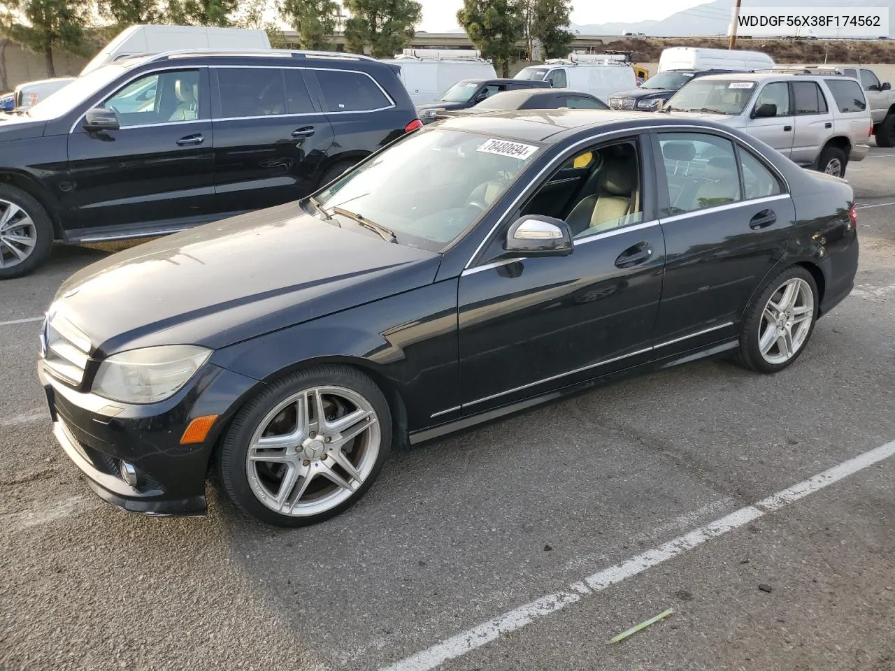 WDDGF56X38F174562 2008 Mercedes-Benz C 350