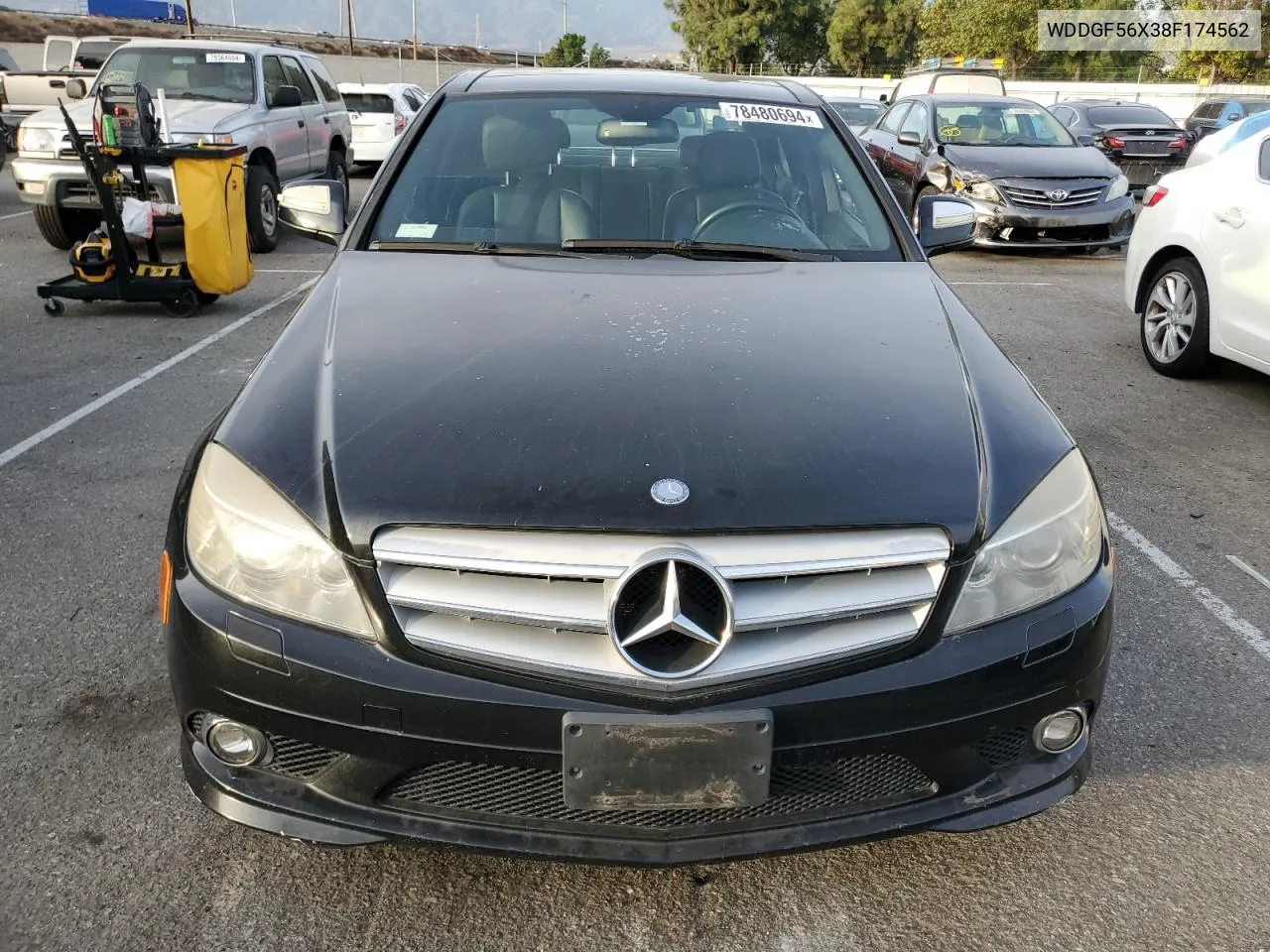 WDDGF56X38F174562 2008 Mercedes-Benz C 350