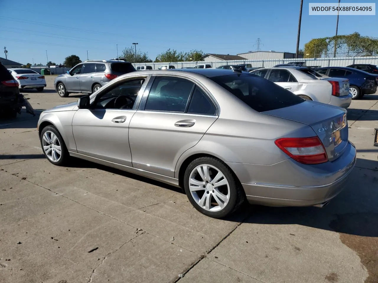 2008 Mercedes-Benz C 300 VIN: WDDGF54X88F054095 Lot: 78790044