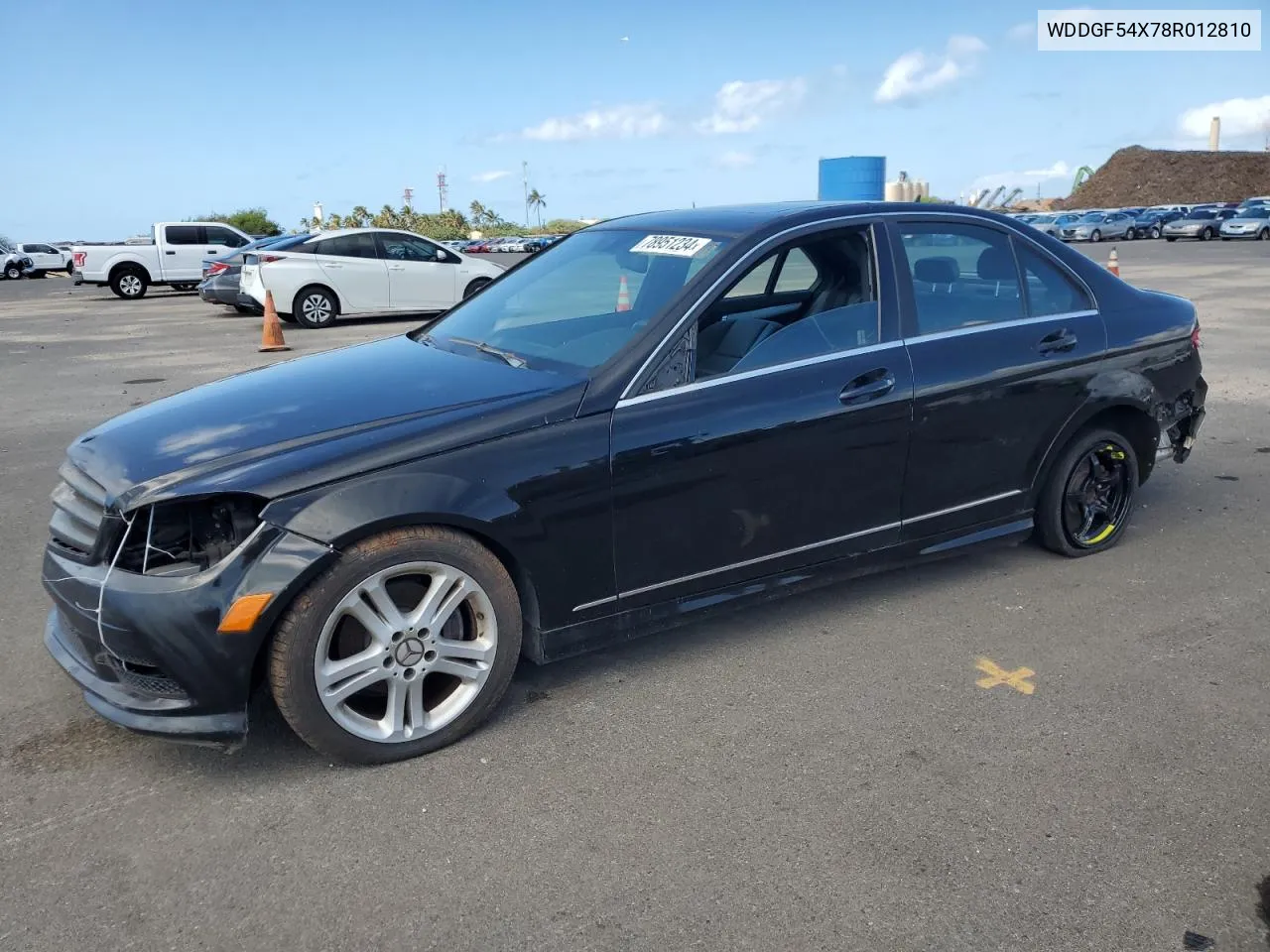 2008 Mercedes-Benz C 300 VIN: WDDGF54X78R012810 Lot: 78951234