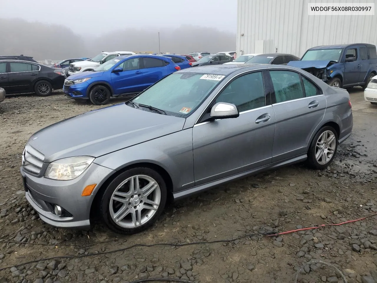 2008 Mercedes-Benz C 350 VIN: WDDGF56X08R030997 Lot: 79195974