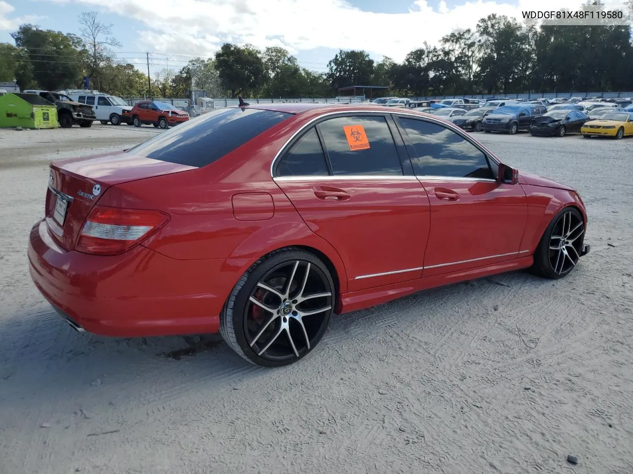 2008 Mercedes-Benz C 300 4Matic VIN: WDDGF81X48F119580 Lot: 79216824