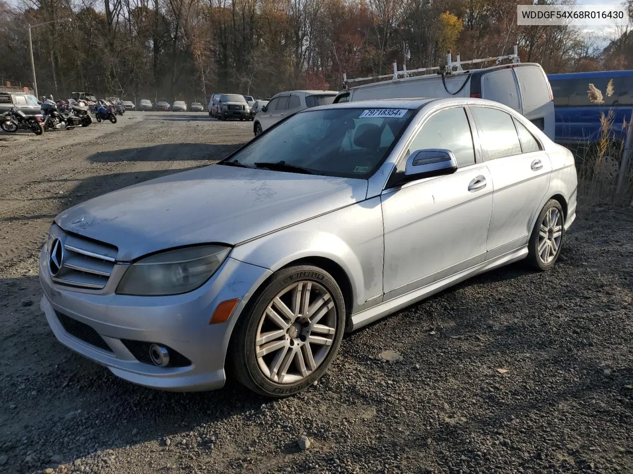 2008 Mercedes-Benz C 300 VIN: WDDGF54X68R016430 Lot: 79718354