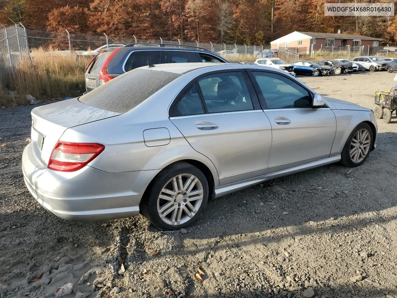 2008 Mercedes-Benz C 300 VIN: WDDGF54X68R016430 Lot: 79718354