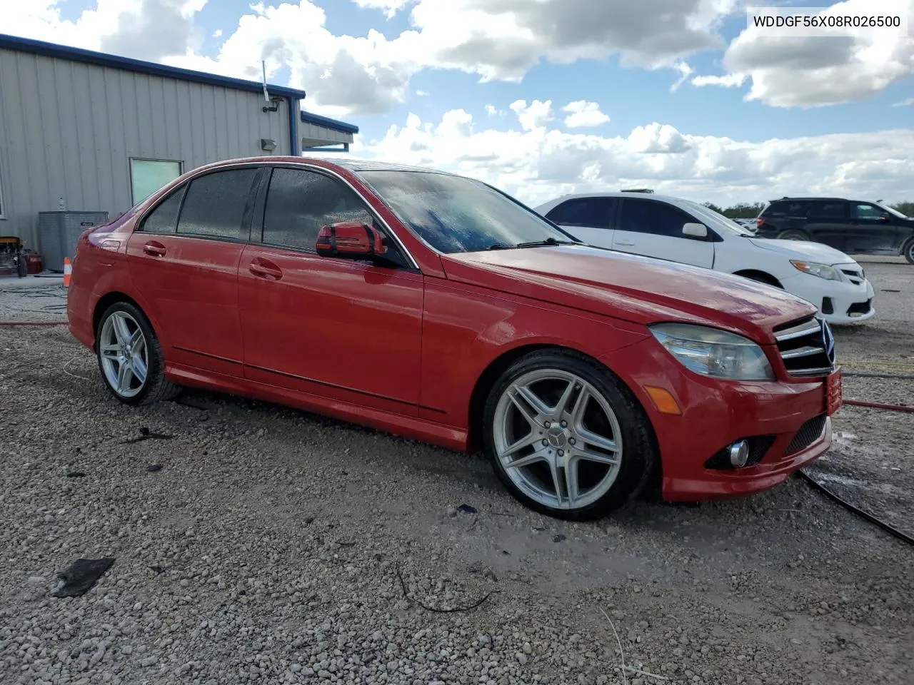 2008 Mercedes-Benz C 350 VIN: WDDGF56X08R026500 Lot: 80130964