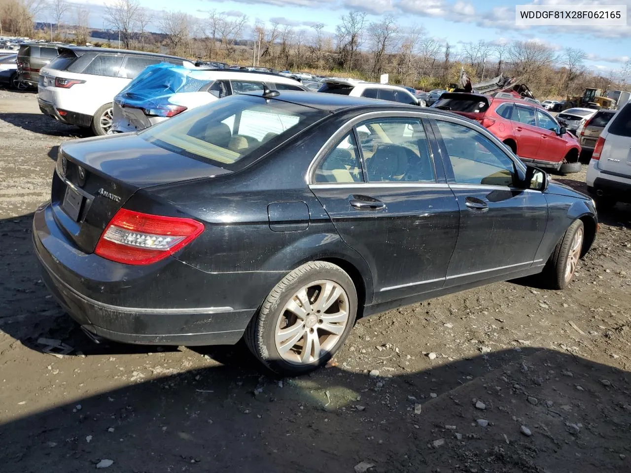 2008 Mercedes-Benz C 300 4Matic VIN: WDDGF81X28F062165 Lot: 80379484