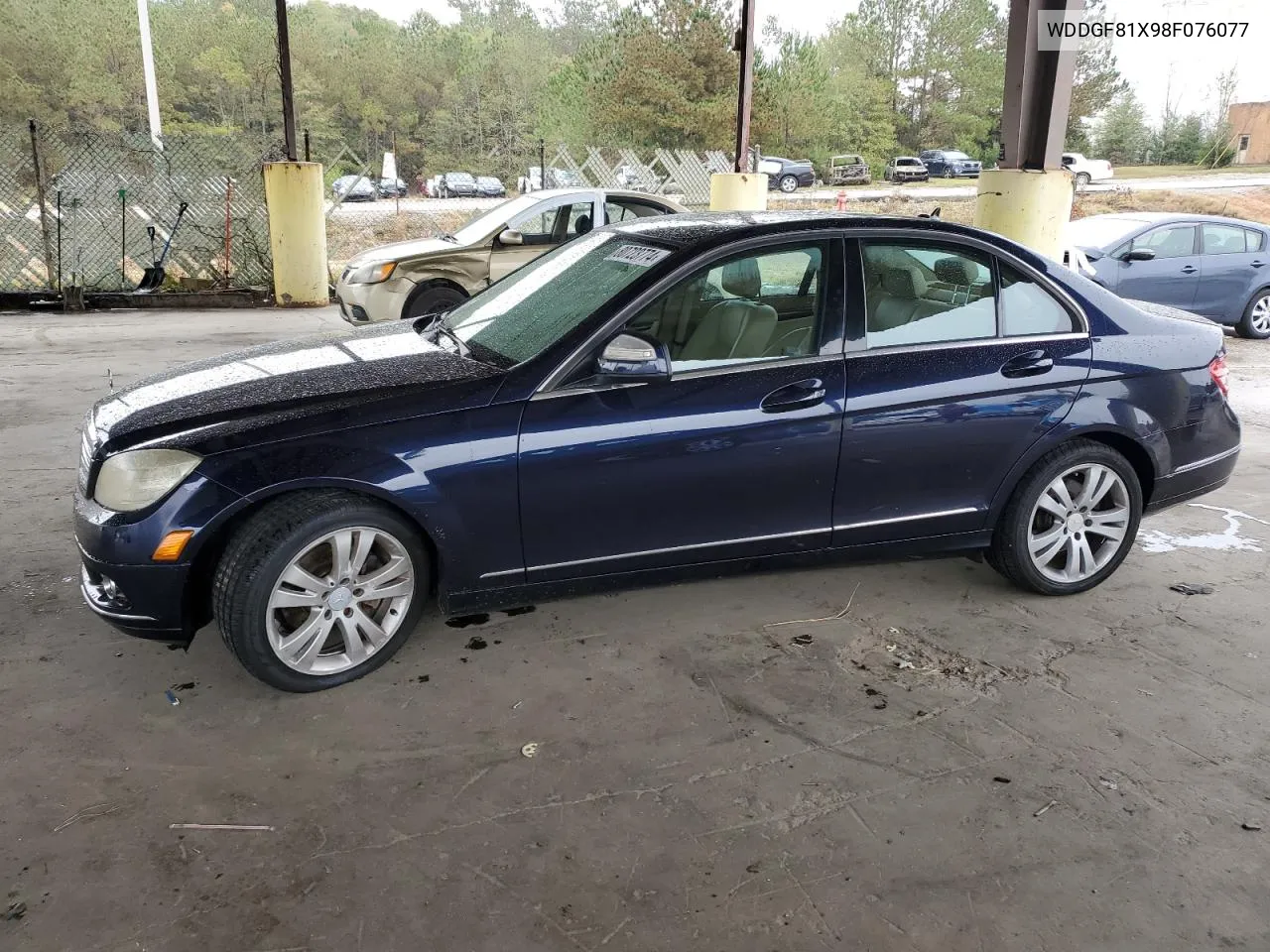 2008 Mercedes-Benz C 300 4Matic VIN: WDDGF81X98F076077 Lot: 80723774