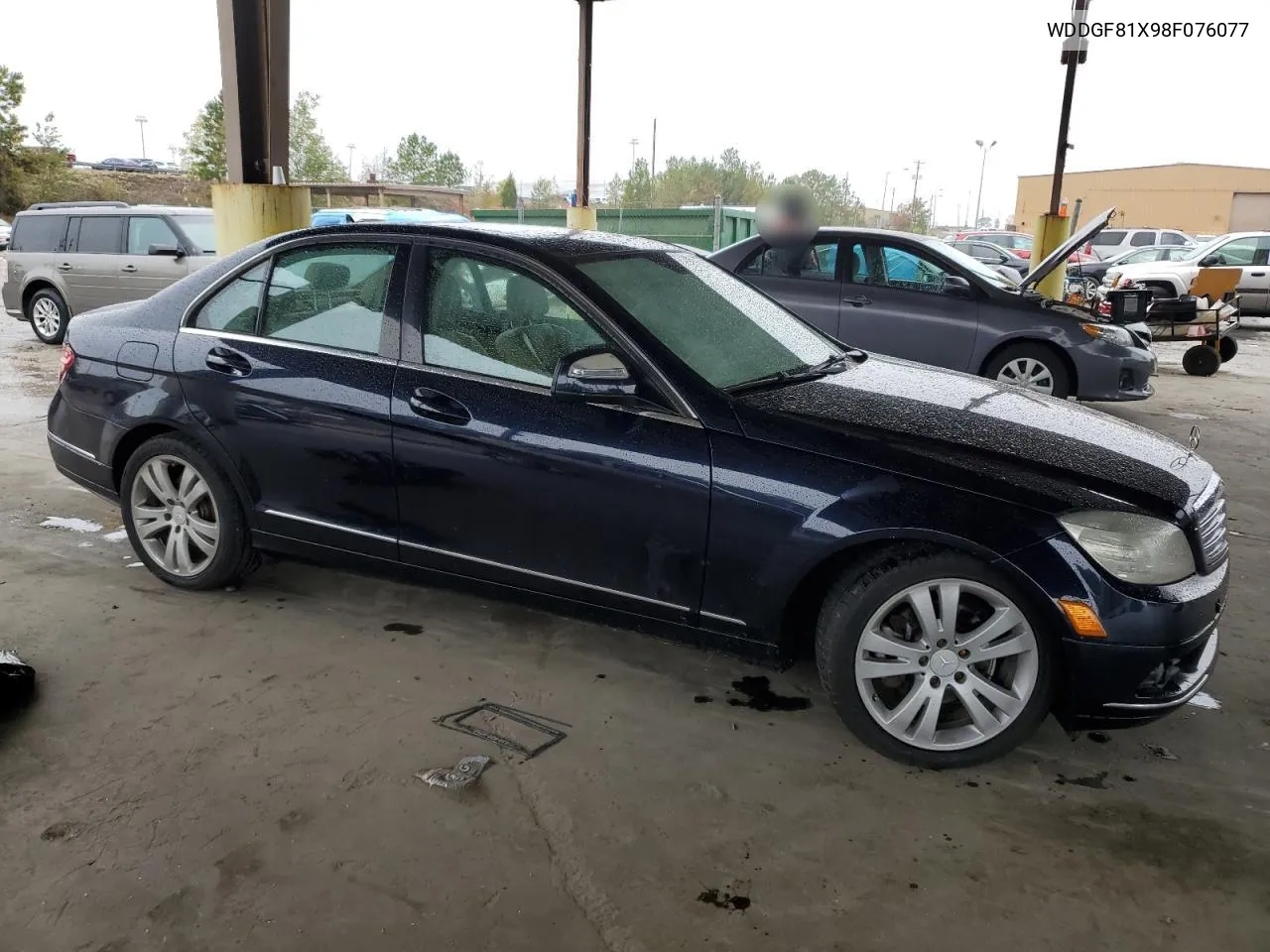 2008 Mercedes-Benz C 300 4Matic VIN: WDDGF81X98F076077 Lot: 80723774