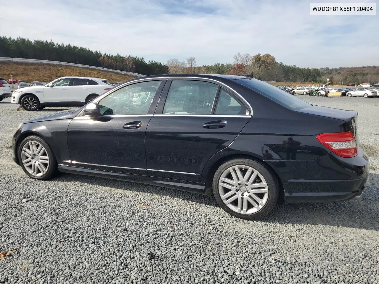 2008 Mercedes-Benz C 300 4Matic VIN: WDDGF81X58F120494 Lot: 81398464