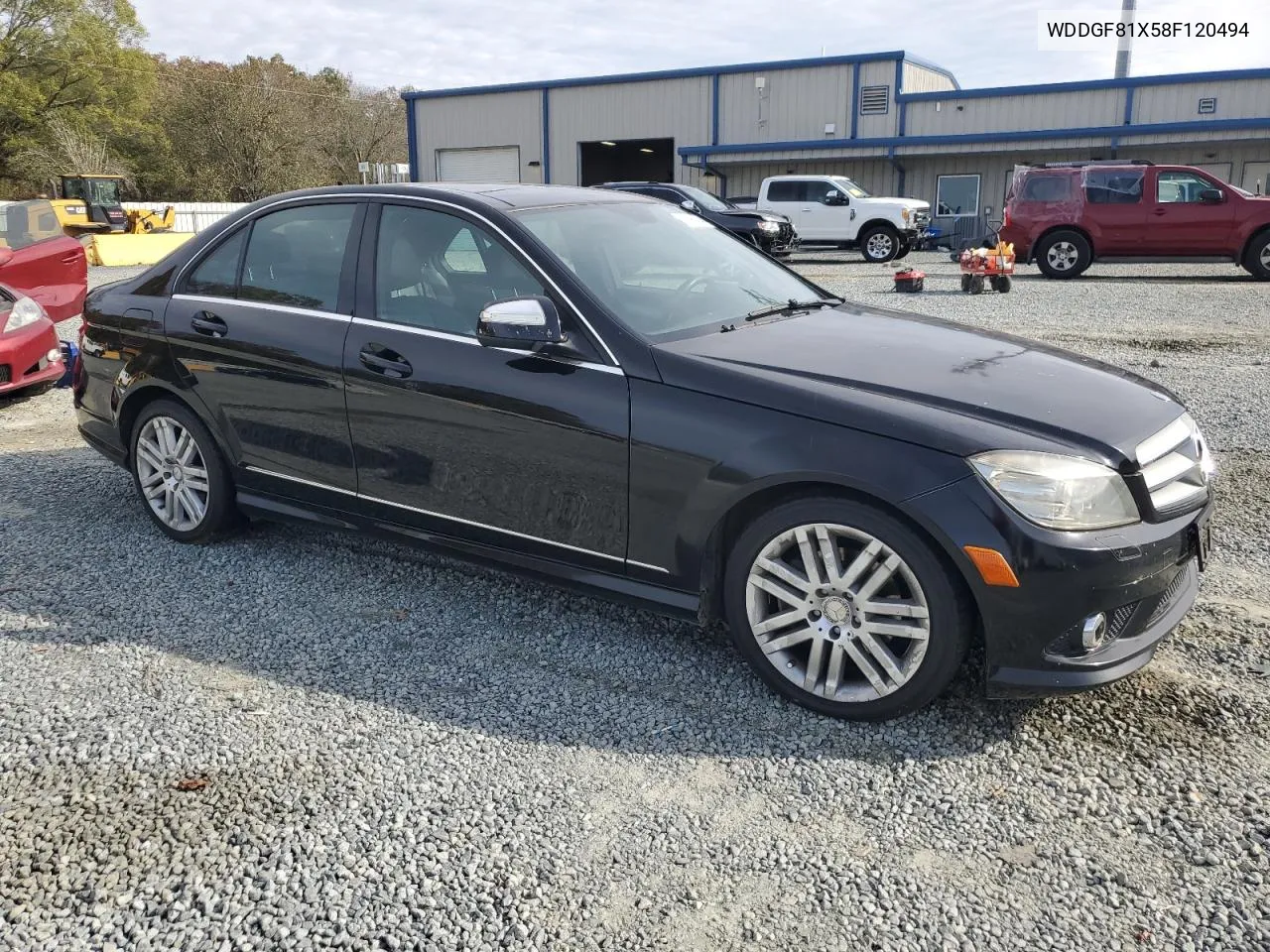 2008 Mercedes-Benz C 300 4Matic VIN: WDDGF81X58F120494 Lot: 81398464