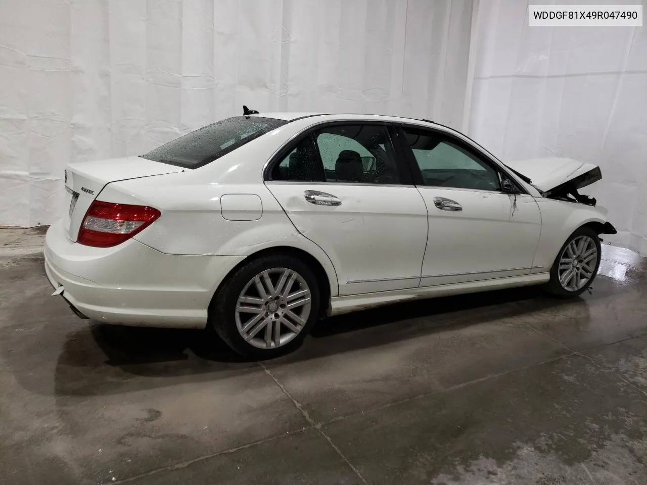 2009 Mercedes-Benz C 300 4Matic VIN: WDDGF81X49R047490 Lot: 55565004