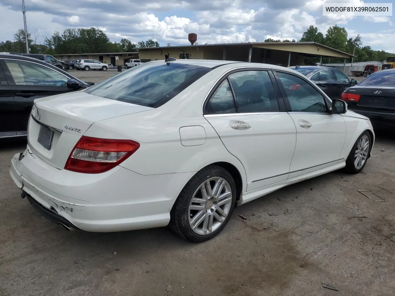 2009 Mercedes-Benz C 300 4Matic VIN: WDDGF81X39R062501 Lot: 68564634