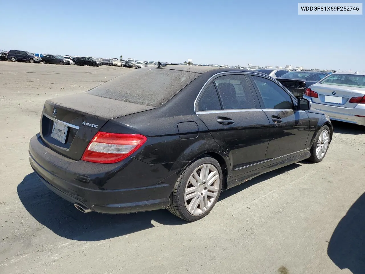 2009 Mercedes-Benz C 300 4Matic VIN: WDDGF81X69F252746 Lot: 69343424