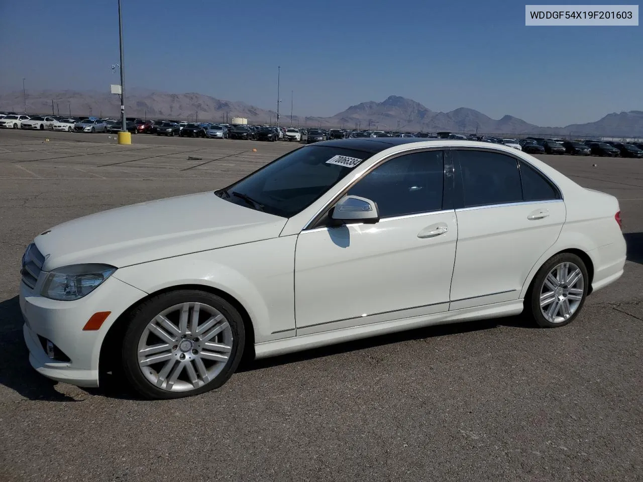 2009 Mercedes-Benz C 300 VIN: WDDGF54X19F201603 Lot: 70066384