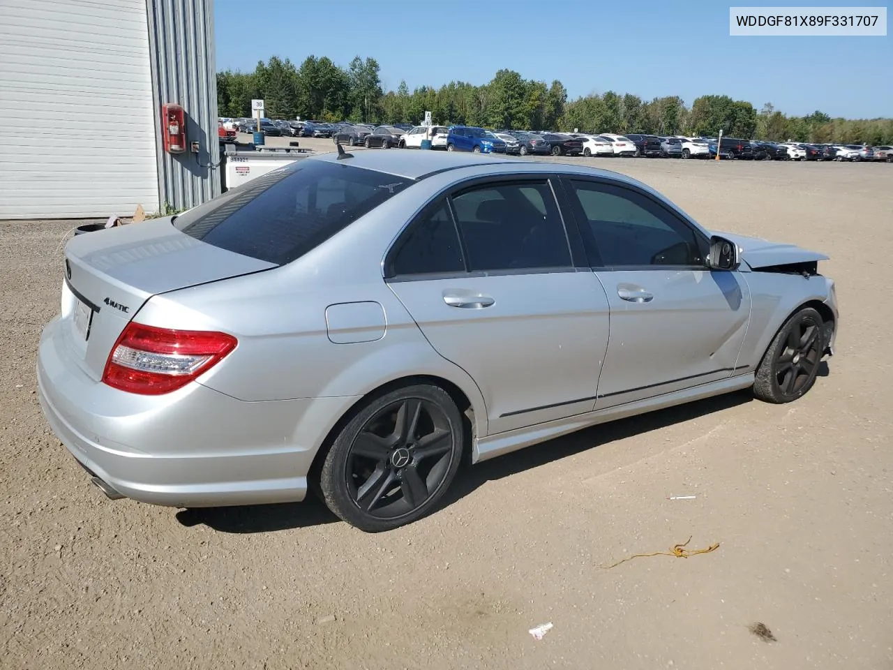 2009 Mercedes-Benz C 300 4Matic VIN: WDDGF81X89F331707 Lot: 70627814