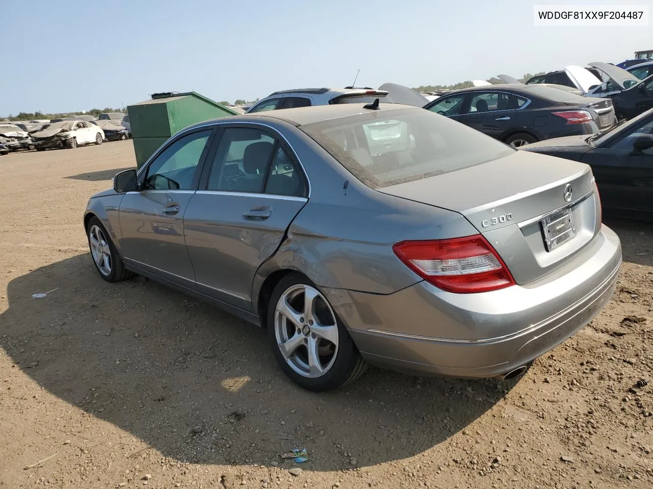 2009 Mercedes-Benz C 300 4Matic VIN: WDDGF81XX9F204487 Lot: 70721454