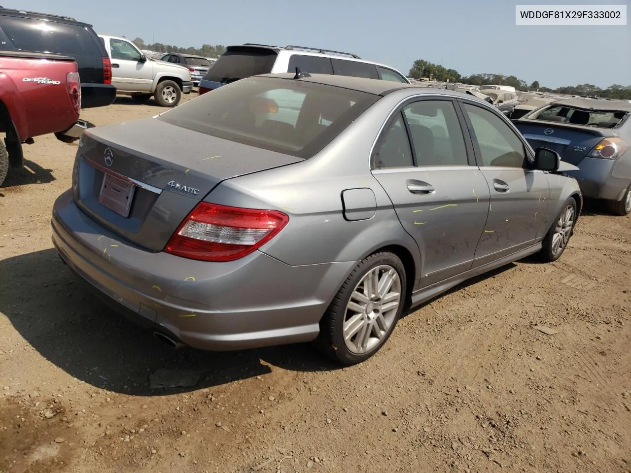 2009 Mercedes-Benz C 300 4Matic VIN: WDDGF81X29F333002 Lot: 70990774