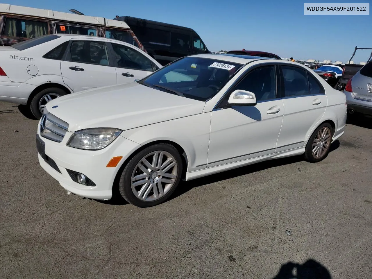 2009 Mercedes-Benz C 300 VIN: WDDGF54X59F201622 Lot: 71088134