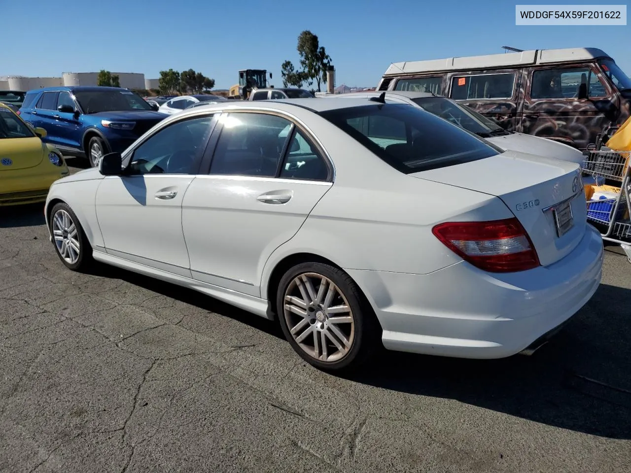 2009 Mercedes-Benz C 300 VIN: WDDGF54X59F201622 Lot: 71088134