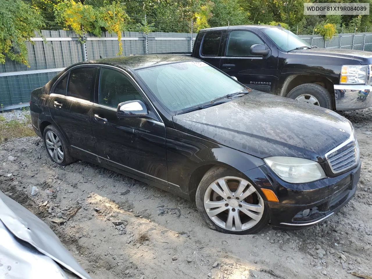 2009 Mercedes-Benz C 300 4Matic VIN: WDDGF81X19R084089 Lot: 71347214