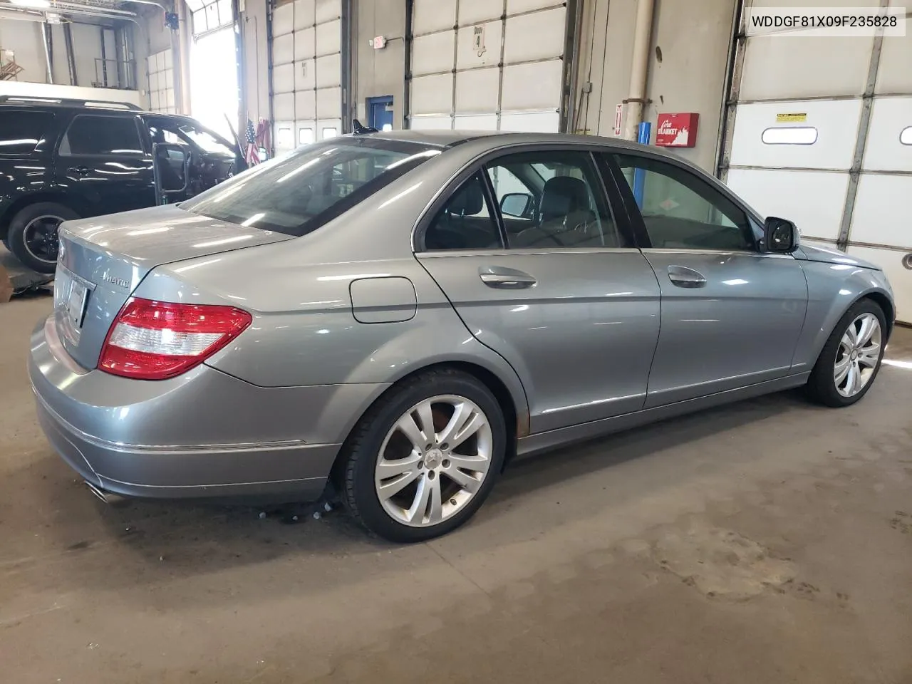 2009 Mercedes-Benz C 300 VIN: WDDGF81X09F235828 Lot: 40790178