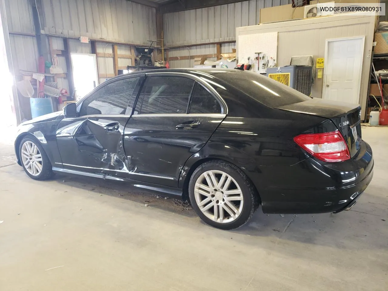 2009 Mercedes-Benz C 300 4Matic VIN: WDDGF81X89R080931 Lot: 71979374