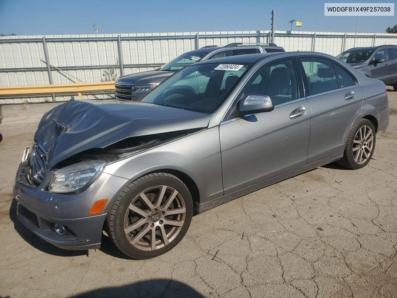 2009 Mercedes-Benz C 300 4Matic VIN: WDDGF81X49F257038 Lot: 72060424