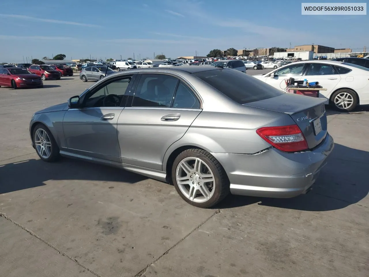 2009 Mercedes-Benz C 350 VIN: WDDGF56X89R051033 Lot: 72242014